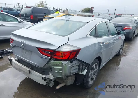2019 Honda Insight Lx z USA, uszkodzony, nr VIN 19XZE4F1XKE010402